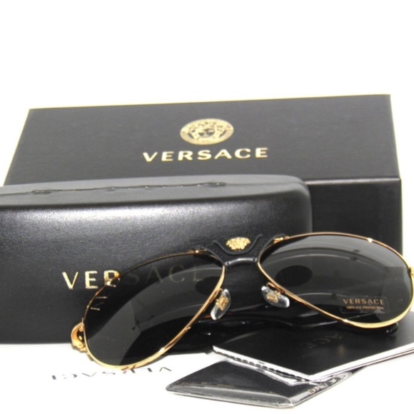 Versace 2150Q 100271 Sunglasses New Unisex - Picture 6 of 6